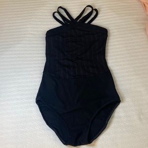 Black Honeycutt Leotard Size AM!